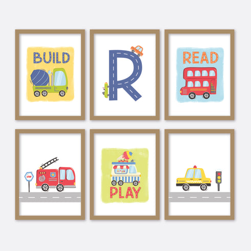 City Transport Wall Art